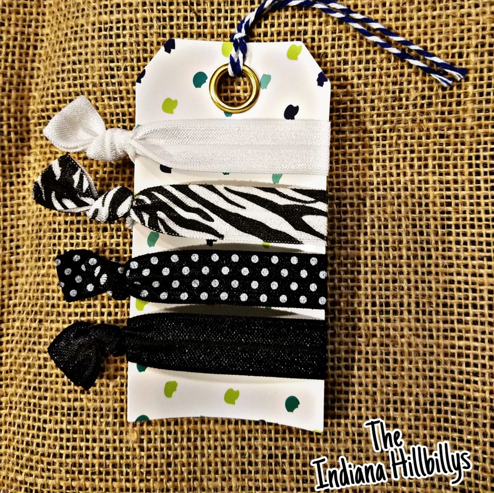 Zebra Print Hair Ties